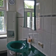Das Bad unserer Ferienwohnung C in Schwerin